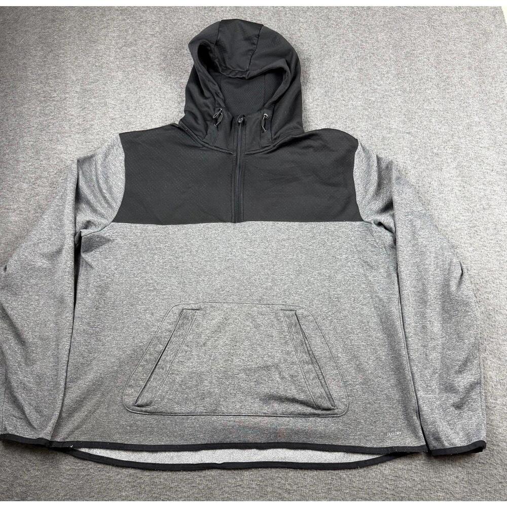 Champion Duo Dry‎ Men's Hoodie XL Gray and Black